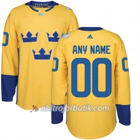 Sverige Tröja med eget tryck World Cup 2016 Gul Premier